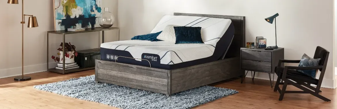 icomfort mattress in bedroom